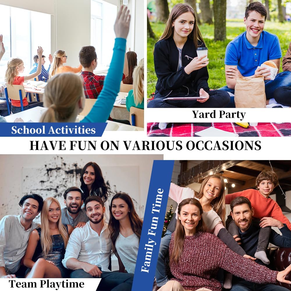 TALLO Foosball Table, Wooden Football Game Set for Adults & Kids