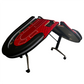 95-inch Foldable Poker Table for 10 Players with Wheels and LED