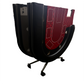 95-inch Foldable Poker Table for 10 Players with Wheels and LED
