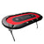 Foldable Poker Table Light Series 71 inches for Casino Games with Cup Holders
